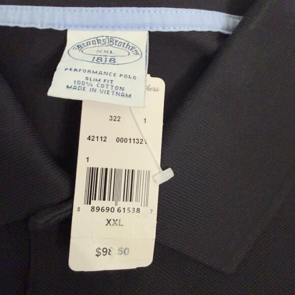 Brooks Brothers Performance Polo – Long Sleeve – Size XXL (Slim Fit) - Picture 6 of 13